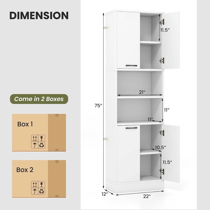 Meuble de rangement haut de salle de bain de 75 po