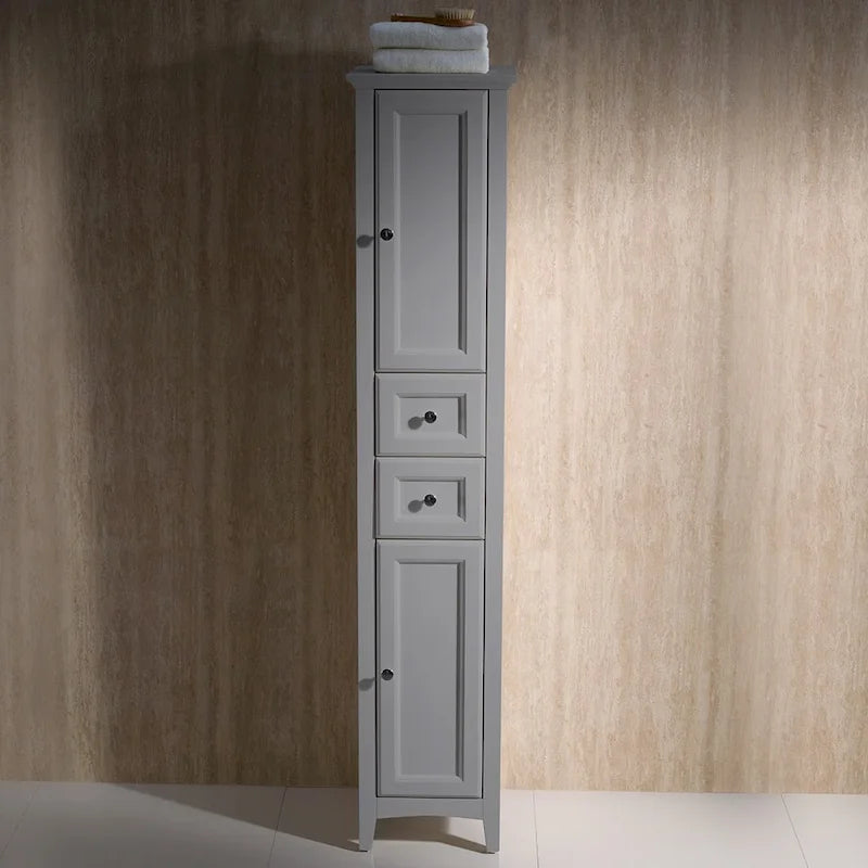 Tour de rangement de salle de bain sur pied