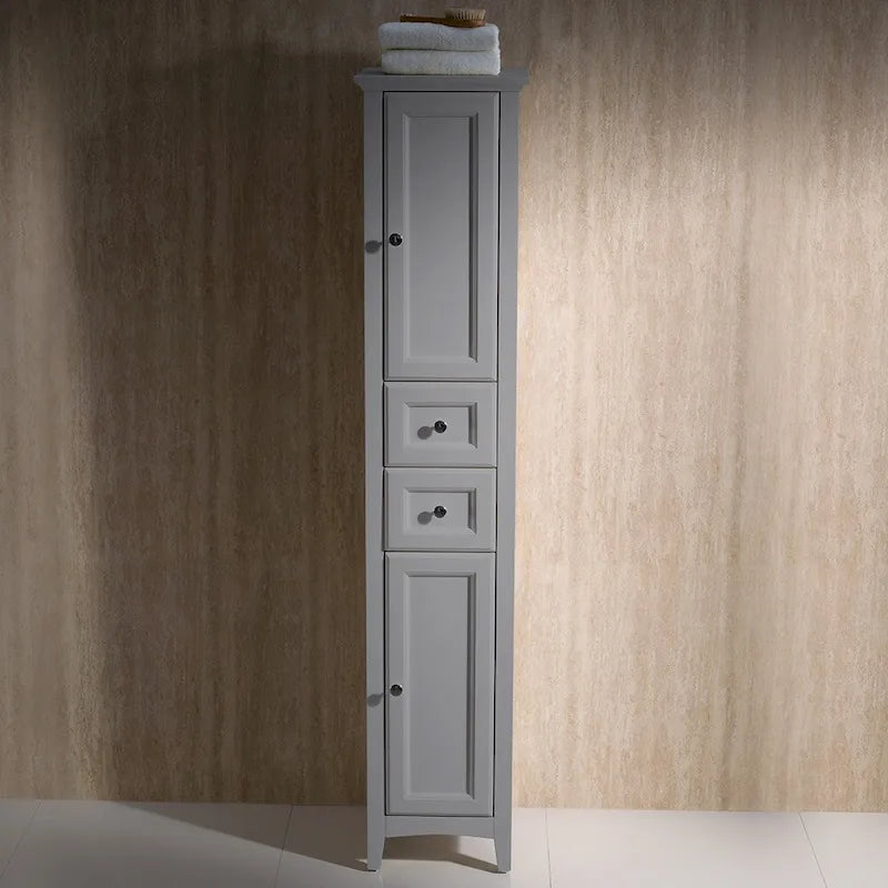 Tour de rangement de salle de bain sur pied