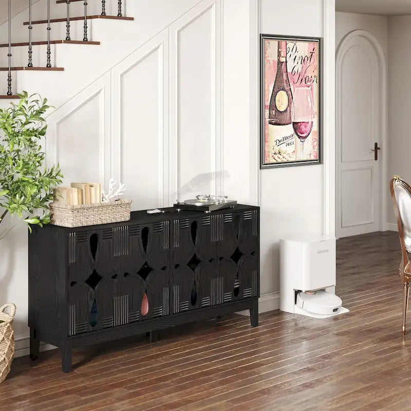 Commode de rangement polyvalente Mid-Century Modern pour différentes pièces