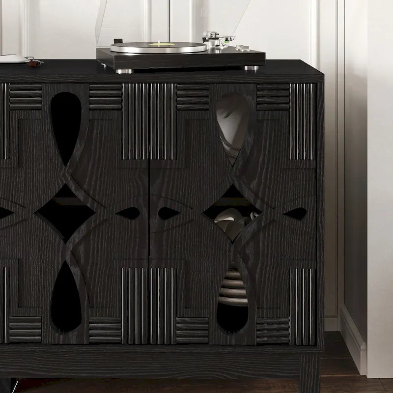 Commode de rangement polyvalente Mid-Century Modern pour différentes pièces