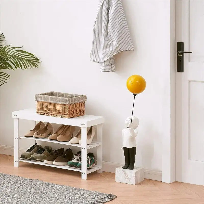 Banc range-chaussures 3 niveaux - 28P x 70l x 45H cm