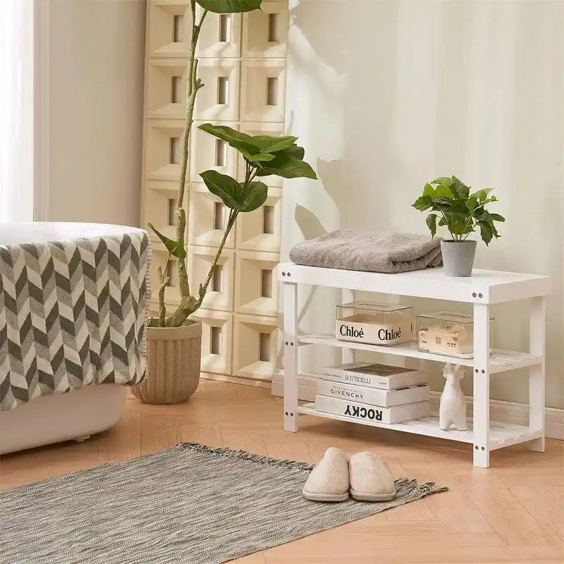 Banc range-chaussures 3 niveaux - 28P x 70l x 45H cm