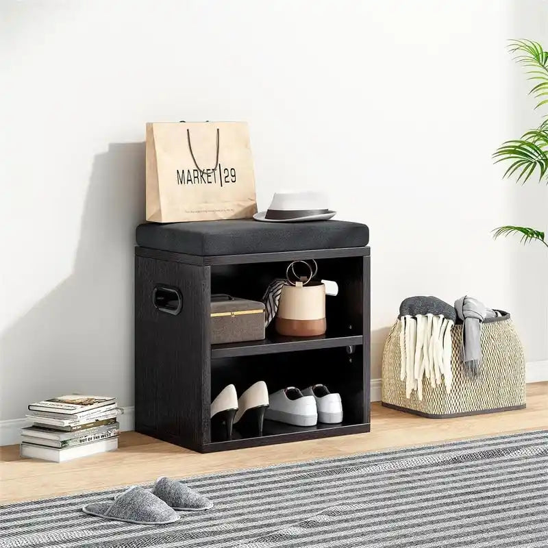Shoe Bench for Entryway - 15D x 11W x 16H