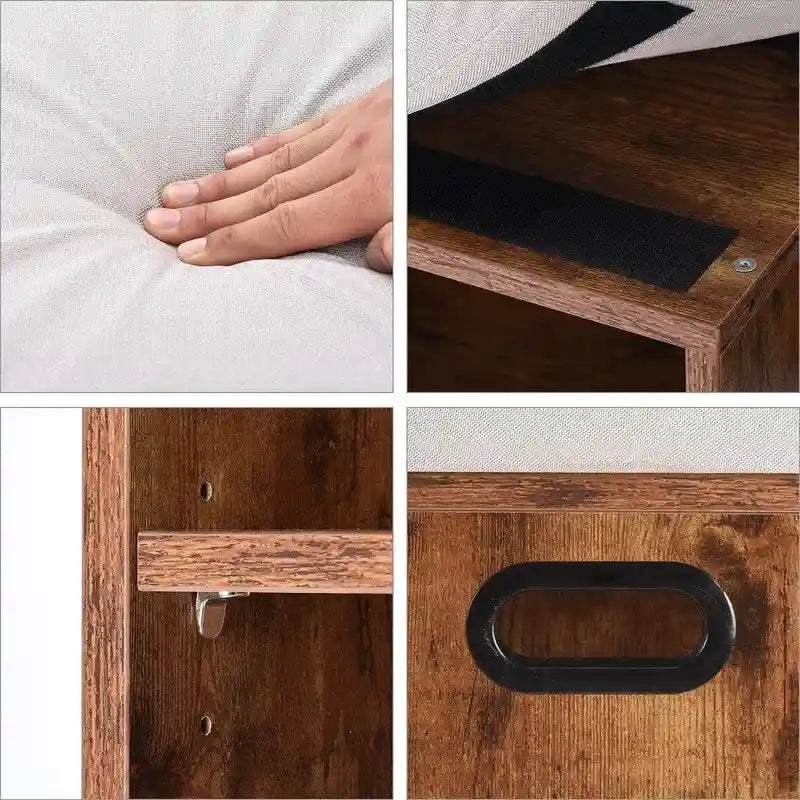 Banc à chaussures pour entrée - 15P x 11L x 16H
