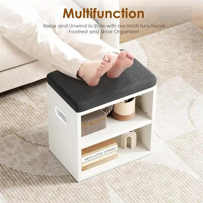 Banc à chaussures pour entrée - 15P x 11L x 16H