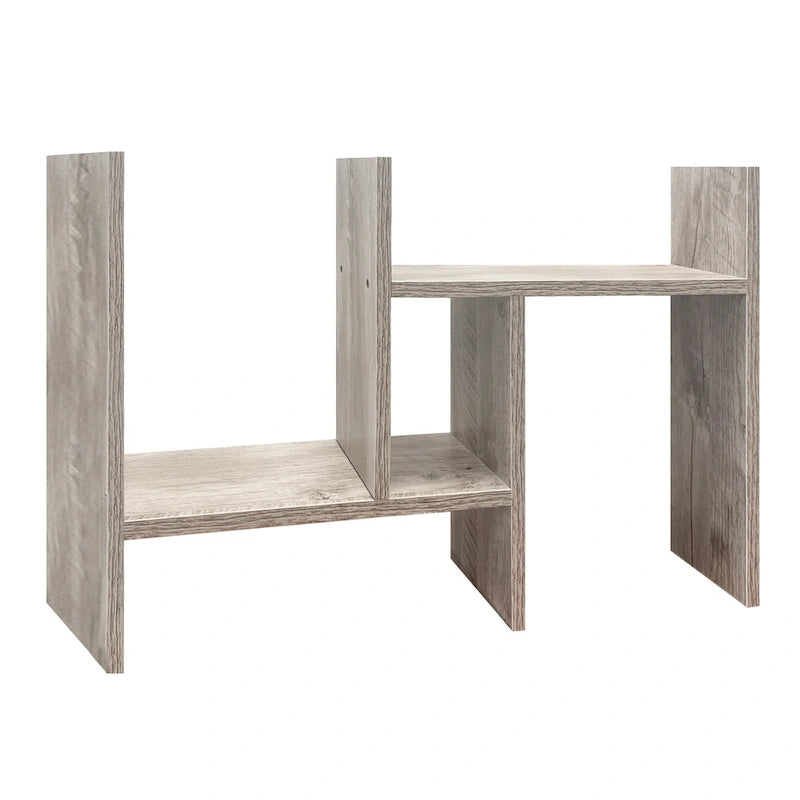 Étagère de Rangement de Bureau en Bois avec Rangement