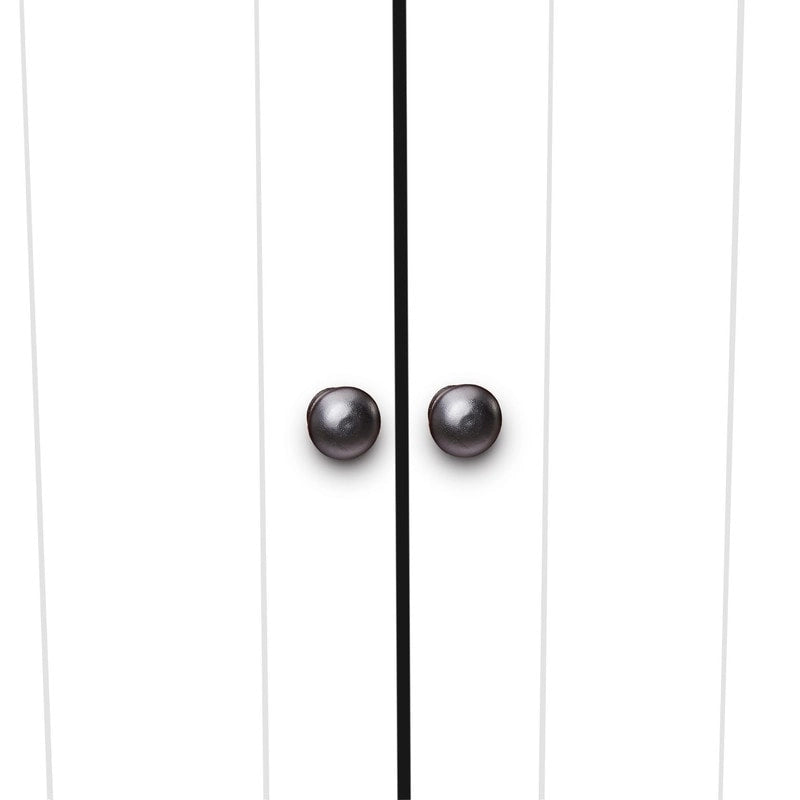 Armoire de rangement haute avec portes et étagères