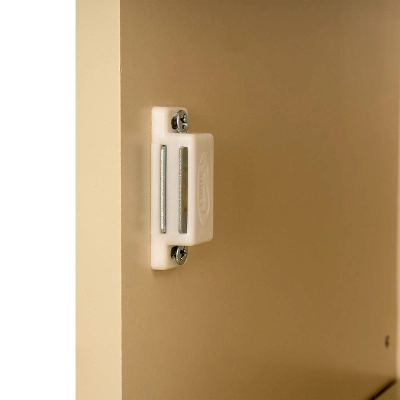 Meuble de Rangement de Salle de Bain de 180 cm de Haut avec 2 Portes et 1 Tiroir, Colonne de Rangement Autonome