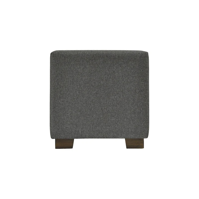 Banc de rangement gris foncé - 54 la. x 18 prof. x 18 haut.