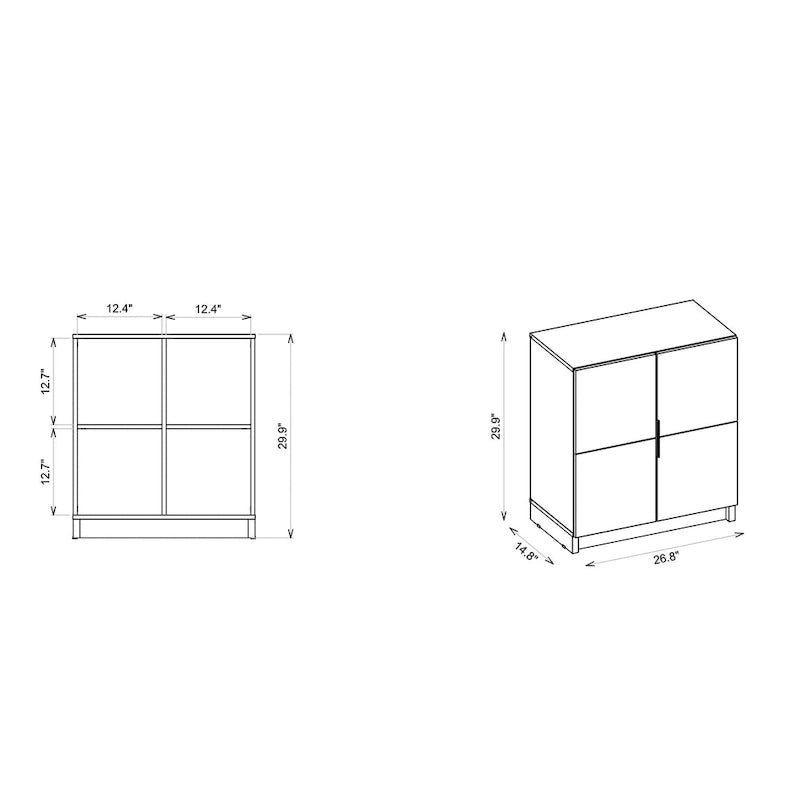 Meuble à quatre étagères