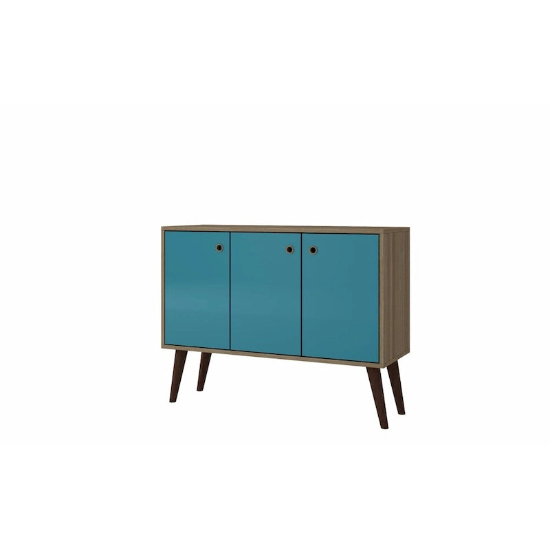 Meuble de buffet avec 3 étagères et 3 portes