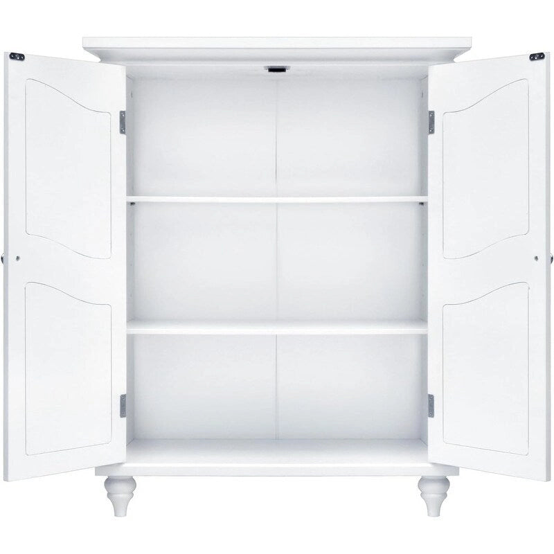 Meuble de rangement au sol indépendant en bois - 14P x 30L x 74,2H