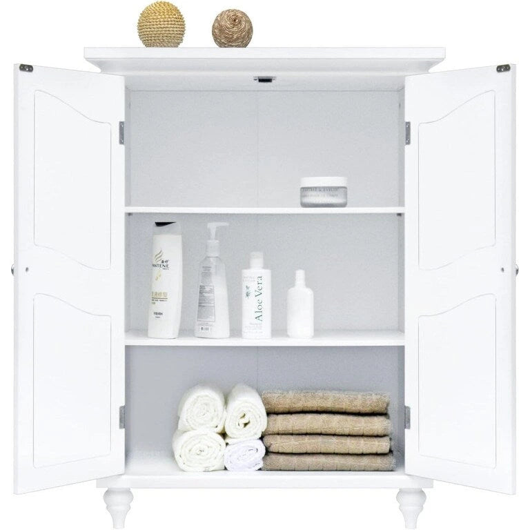 Meuble de rangement au sol indépendant en bois - 14P x 30L x 74,2H