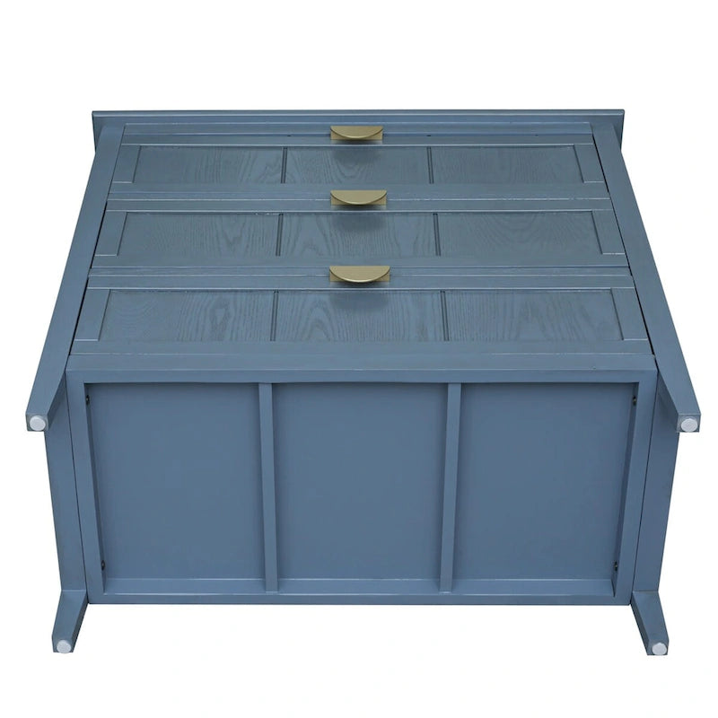 Meuble commode à 3 tiroirs pour salon chambre