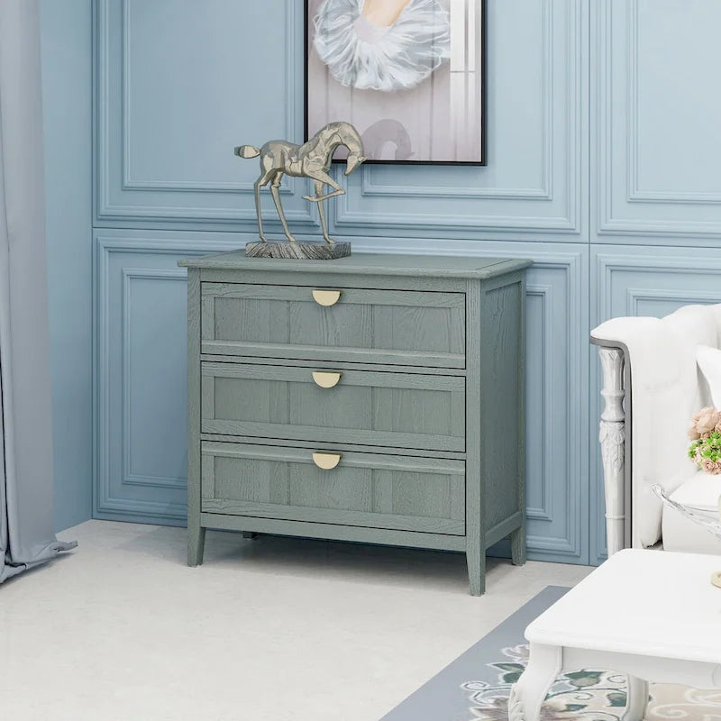 Meuble commode à 3 tiroirs pour salon chambre