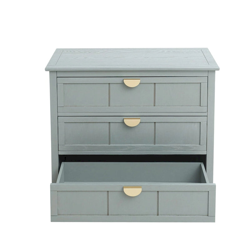 Meuble commode à 3 tiroirs pour salon chambre
