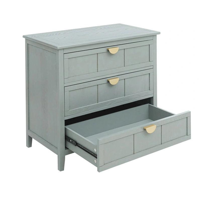 Meuble commode à 3 tiroirs pour salon chambre