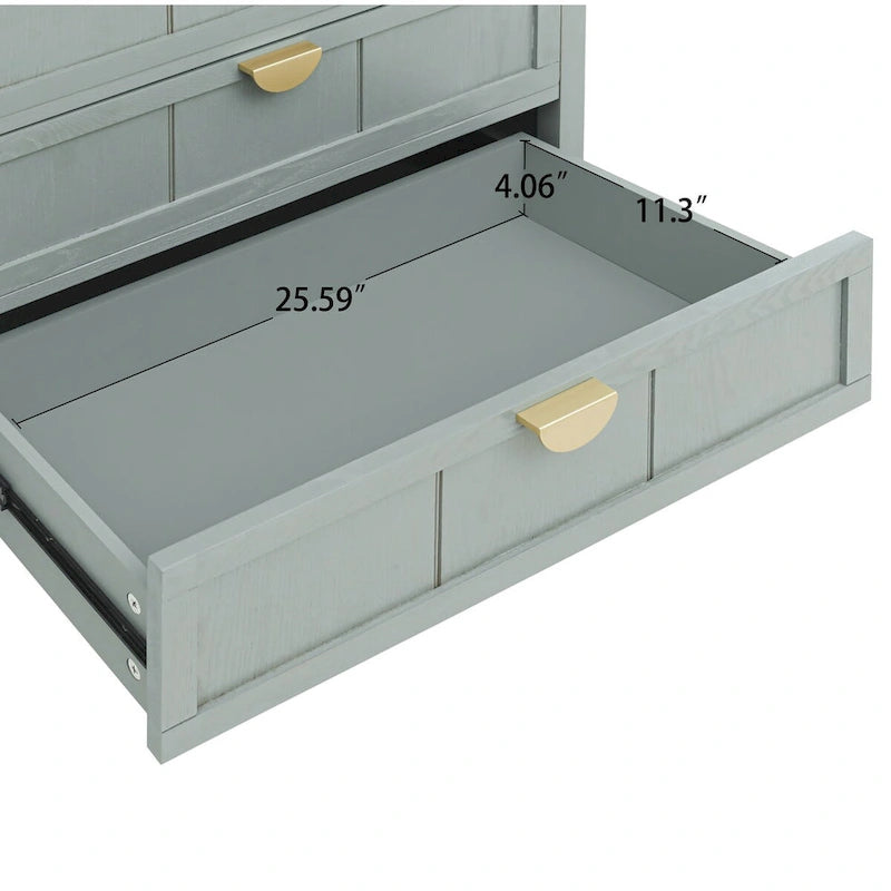 Meuble commode à 3 tiroirs pour salon chambre
