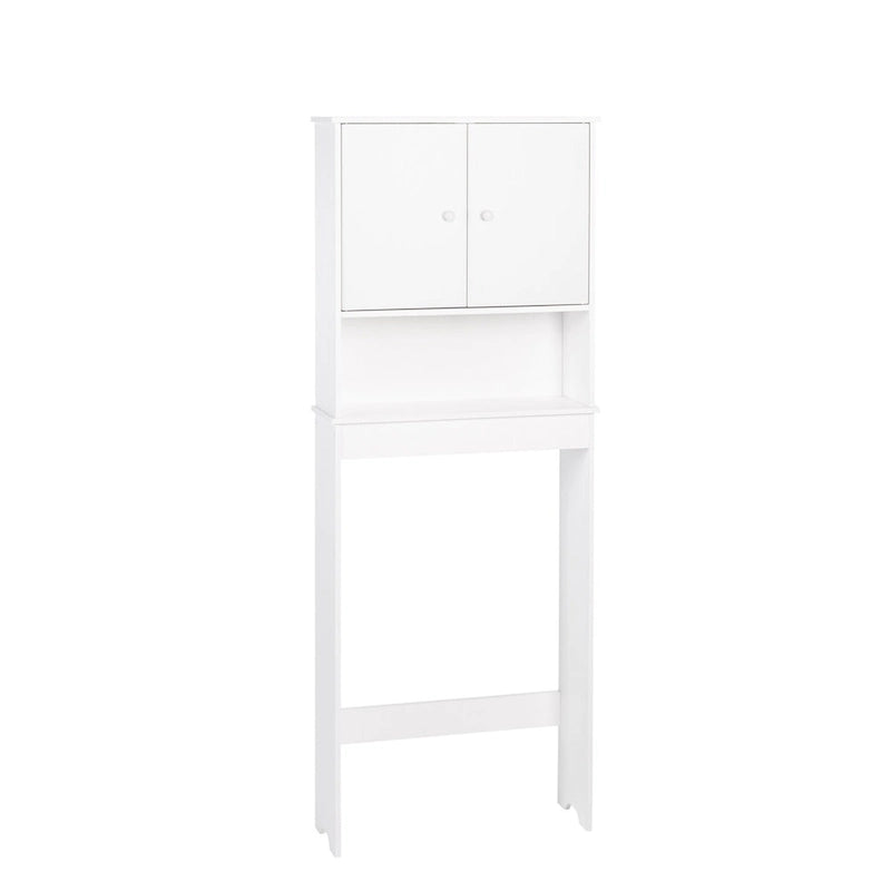 Armoire de rangement murale à pharmacie pour salle de bain à économie d'espace au-dessus des toilettes - Blanche