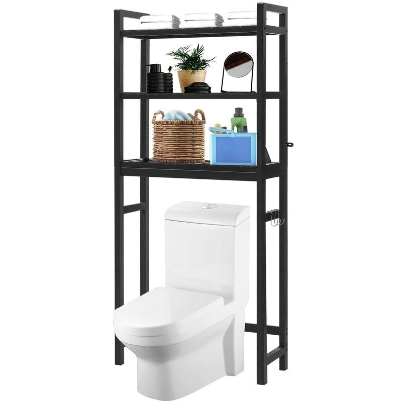 Over the Toilet Storage Cabinet - 10.3D x24.8W x 67H