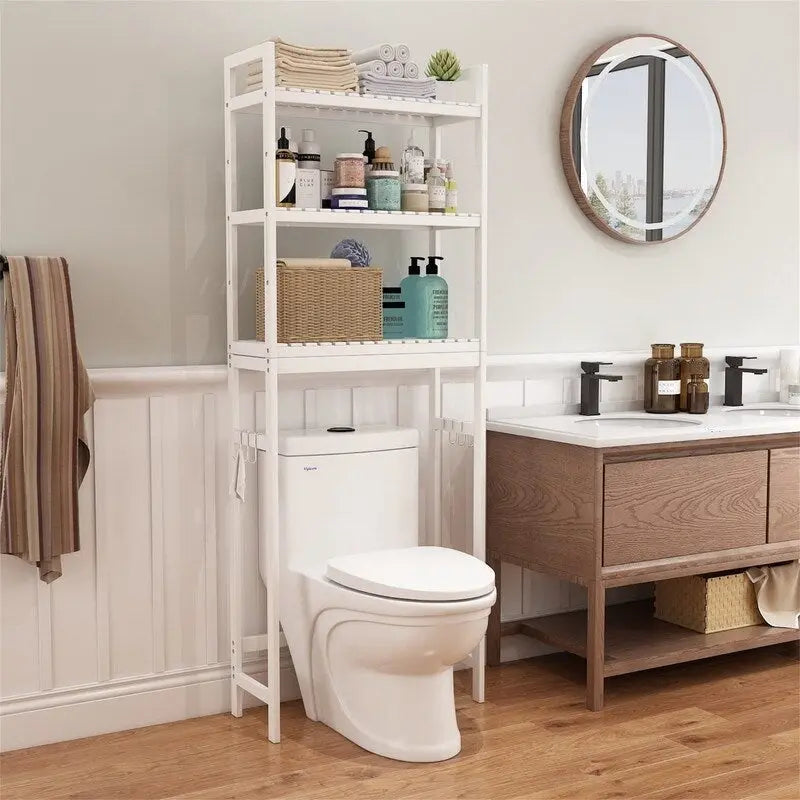 Meuble de rangement pour toilettes - 10,3P x 24,8L x 67H