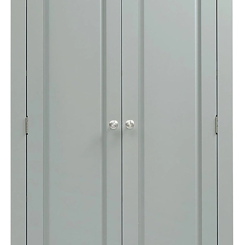 Meuble de salle de bain colonne minimaliste sur pied avec 1 placard et 3 tiroirs