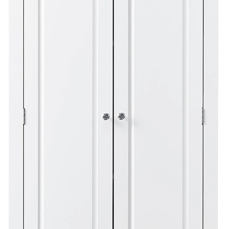 Meuble de salle de bain colonne minimaliste sur pied avec 1 placard et 3 tiroirs