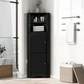 Armoire d'angle haute de salle de bain sur pied