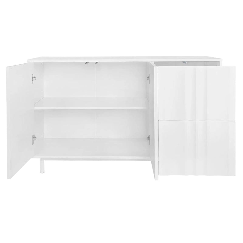 Armoire de rangement de 29,50 po H avec étagères réglables - 47,20 x 15,7